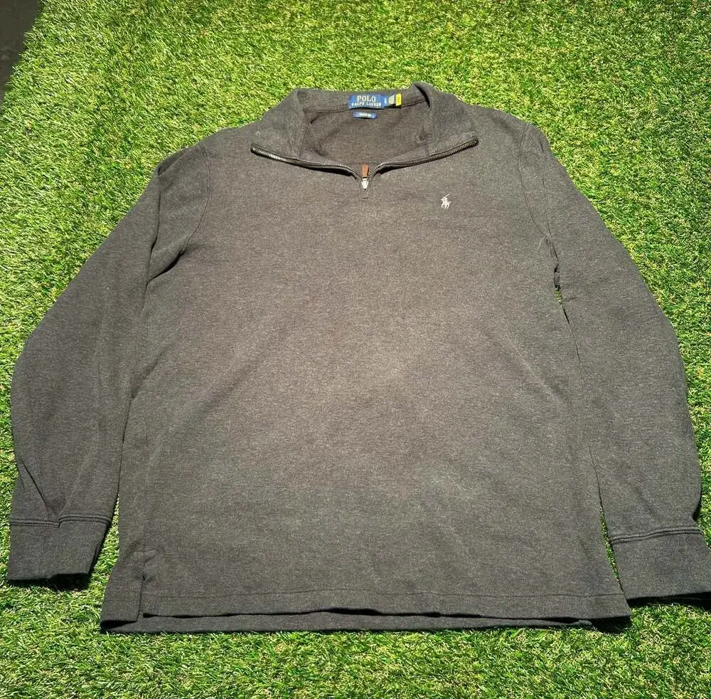 Polo Ralph Lauren Estate Rib Quarter-Zip Pullover Sweater